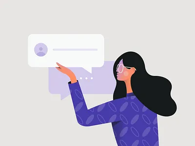 Chat Bubbles art character character illustration chat design flat graphic design illustration marketing illustration minimal simple spot illustration web illustration