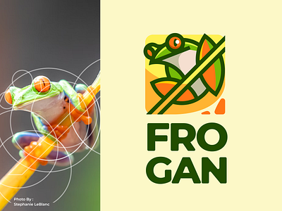 Frogan logo concept branding corporate branding design frog graphic design illustration logo logodesign ui ux vector