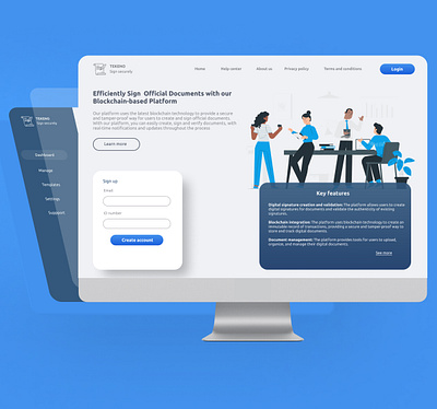 Tekeno | Sign your document online design trust and authority