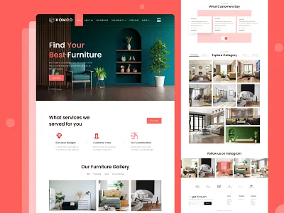 Furniture website design app design dashboard design design ecommerce app ecommerce website furniture dashboard furniture landing page furniture website interior website mobile app ui designer ux web template website design website ui