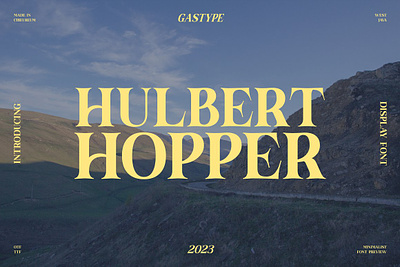 Hulbert Hopper Display display font font serif serif font