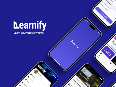 📱Learnify app e learning ui ux