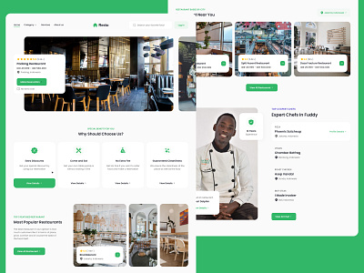 Landing Page Resto ui ux