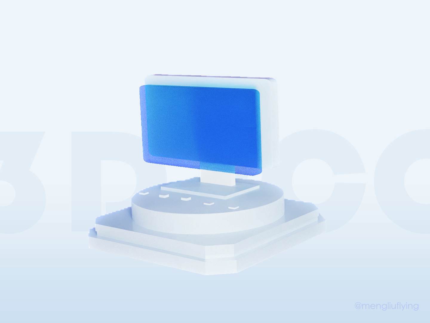 System icon 3d motion graphics