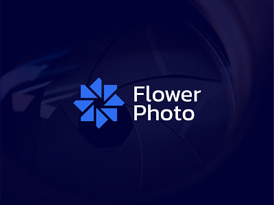 Flower Photo Logo logo