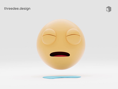 Cry 3D emoticon 3d animation b3d blender branding c4d cinema4d cry cute emoitcon emoji illustration illustrations kawaii library loop motion graphics render resources threedee