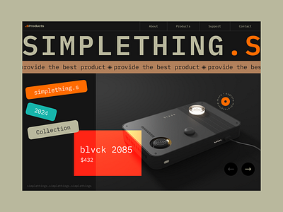 simplethings concept 2 3d 3d design blender branding design graphic design homepage industrial design interface keyboard landing page mobile product product design typography ui ux web web design website