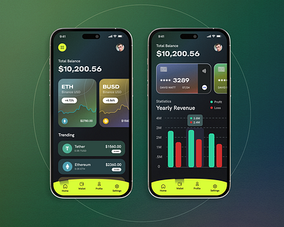 CryptoZone - Crypto Wallet & Market android app blockchain crypto design ethereum figma ios mobileapp mockup ui ux