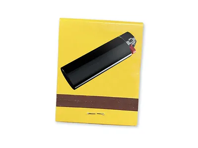 lighter matches 2d abstract brand branding burn cute design fire flat illustration irl lighter logo matches merch poster print product design smoke yellow
