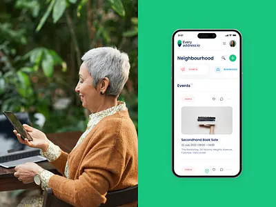 Sustainable Business Chat & Map App app design business button dashboard design map menu minimal minimalism mobile simple startup ui uidesign uiux ux uxdesign web white