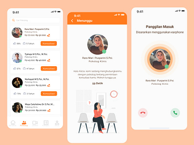 Health Mental App ui ux