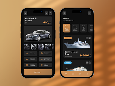 Luxury Lifestyle Booking App app ui booking app ehjz graphic design luxury app luxury app design luxury booking app luxury booking app design uae luxury app ui ux