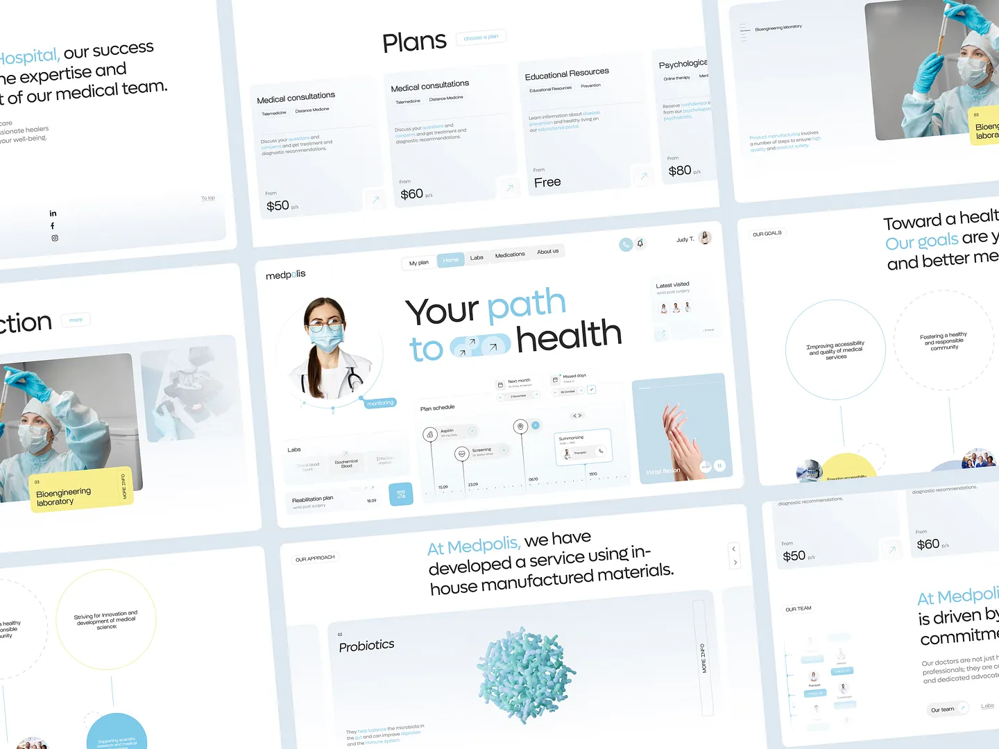 Modern Clinic Website Design: A User-Centric Approach