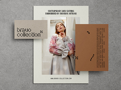 Ukrainian Fashion Branding branding bravo embroidery fashion graphic design logo packaging style ukraine