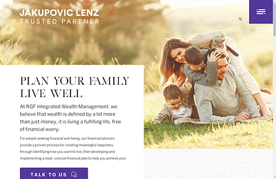 Jakupovic Lenz Financial banking branding clean design finance insurance ui ux web design website website design