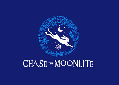 Chase the Moonlite bunny chase epic fable fairytale forest logo moon moonlite rabbit run story wood