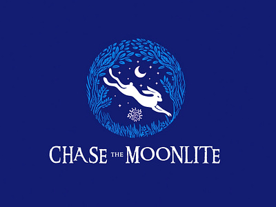 Chase the Moonlite bunny chase epic fable fairytale forest logo moon moonlite rabbit run story wood