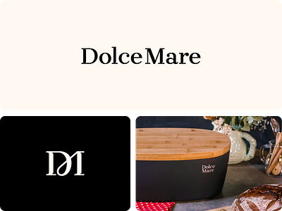 Dolce Mare | Logo Design brand branding design dm elegant font graphic design italy kitchen letter letters logo logodesigner logotype luxury logo md monogram typography wordmark