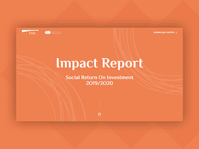 Anapia - Impact Report annual report company lets play sustainability report ui ui design visual design web design website