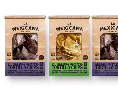 Tortilla Chips Packaging branding chips packaging craft graphic design logo mexican organic packaging packaging singapore taqueria tortilla chips