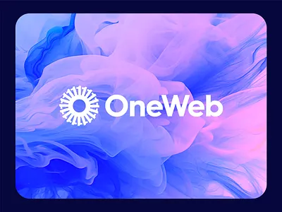 OneWeb - Logo Design 1 branding connect creative identity creative logo fund globe gradient invest logo logo symbol minimal design money one raise tech tech logo technology logo we web