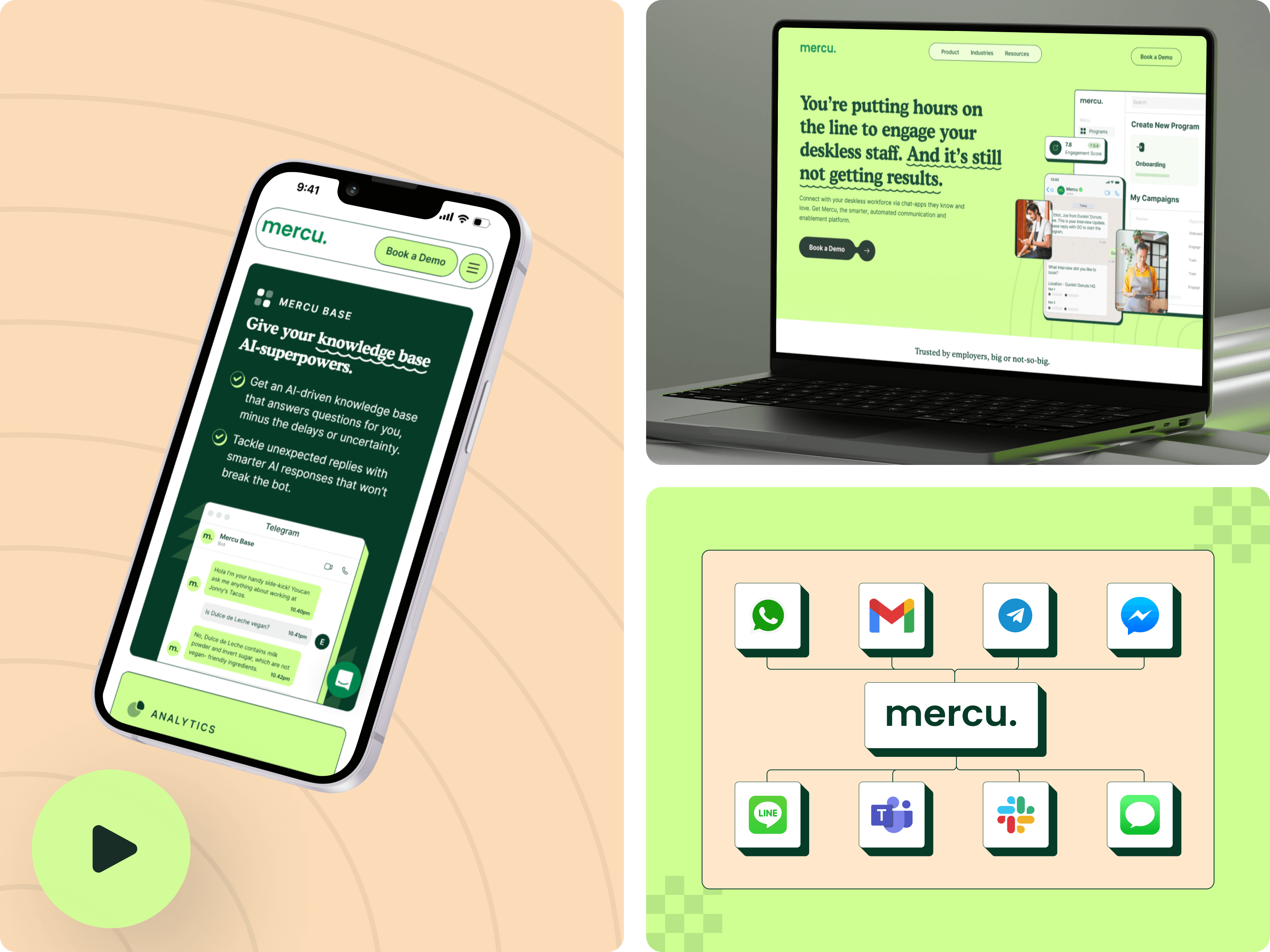 Mercu.com: SaaS Website Revamp (Live) animation conversion rate optimisation homepage marketing website saas saas product animation saas website web design webflow website website revamp