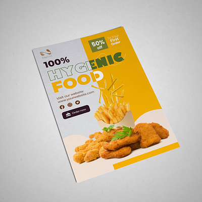 Food Flyer design graphic design illustration typography vector
