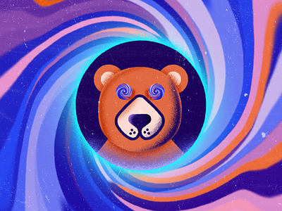 drunk bear!! animation bear logo animation motion graphics