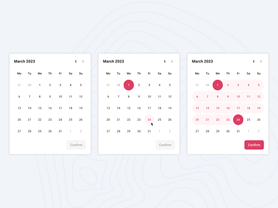 UI elements – calendar card block calendar card data date design dropdown ui