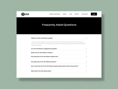 FAQ- #17/100 - Daily UI Challenge faq faqui ui challege