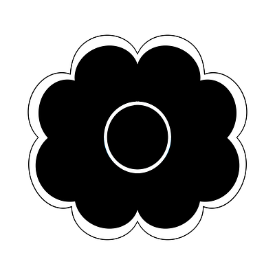 Little Flowers blackandwhite colors design flowers illustration procreate vector vectoriel