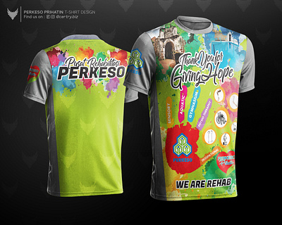 Sublimation Tshirt Design : PERKESO branding design graphic design illustration product vector