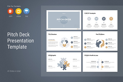 Pitch Deck Presentation Template template