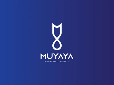 Muyaya Marketing Agency Identity brand identity branding clean design forever graphic design infinity logo logo design minimal
