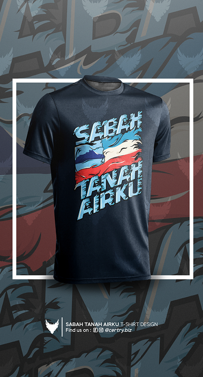 Sublimation Tshirt Design : SABAH branding design graphic design illustration product vector