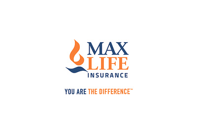 Max Life Insurance branding graphic design