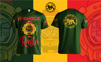 Sublimation Tshirt Design : G-SHOCK design graphic design illustration logo product vector