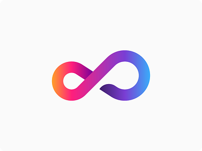 FRVR | Logo Concept branding bright colorful colorful logo concept design forever gaming gradient infinity logo logotype minimalist rainbow shape