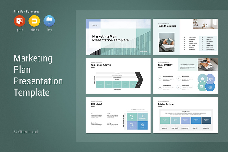 Marketing Plan PowerPoint Template by Creative Slides on Dribbble