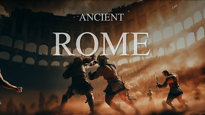 Ancient Rome - Free PowerPoint Presentation graphic design motion graphics powerpoint presentation