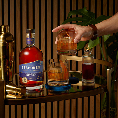 Bourbon in Oak Staves... branding cocktails design distillery graphic design illustration logo packaging packaging design print spirits typography whiskey whisky