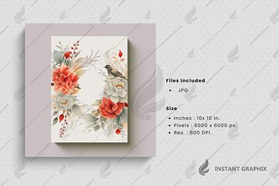 A painting of a flower with birds Generative AI. . floral doodle . painting butterfly flower drawing floral drawing flower flower plants flower wallpaper graphic design hand drawn floral hand drawn nature leaf sketch plant painting spring background watercolor invitation