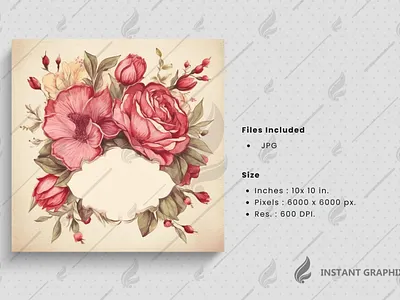 A painting of a flower with rose Generative AI. blossom background butterfly flower drawing floral doodle floral drawing flower frame flower plants flower wallpaper graphic design hand drawn floral hand drawn nature leaf sketch painting plant painting spring background watercolor invitation