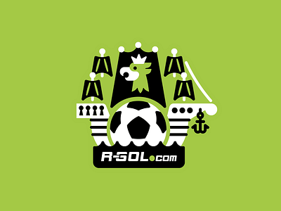 R-Gol Szczecin football graphic design icon illustration soccer sport sticker szczecin vector