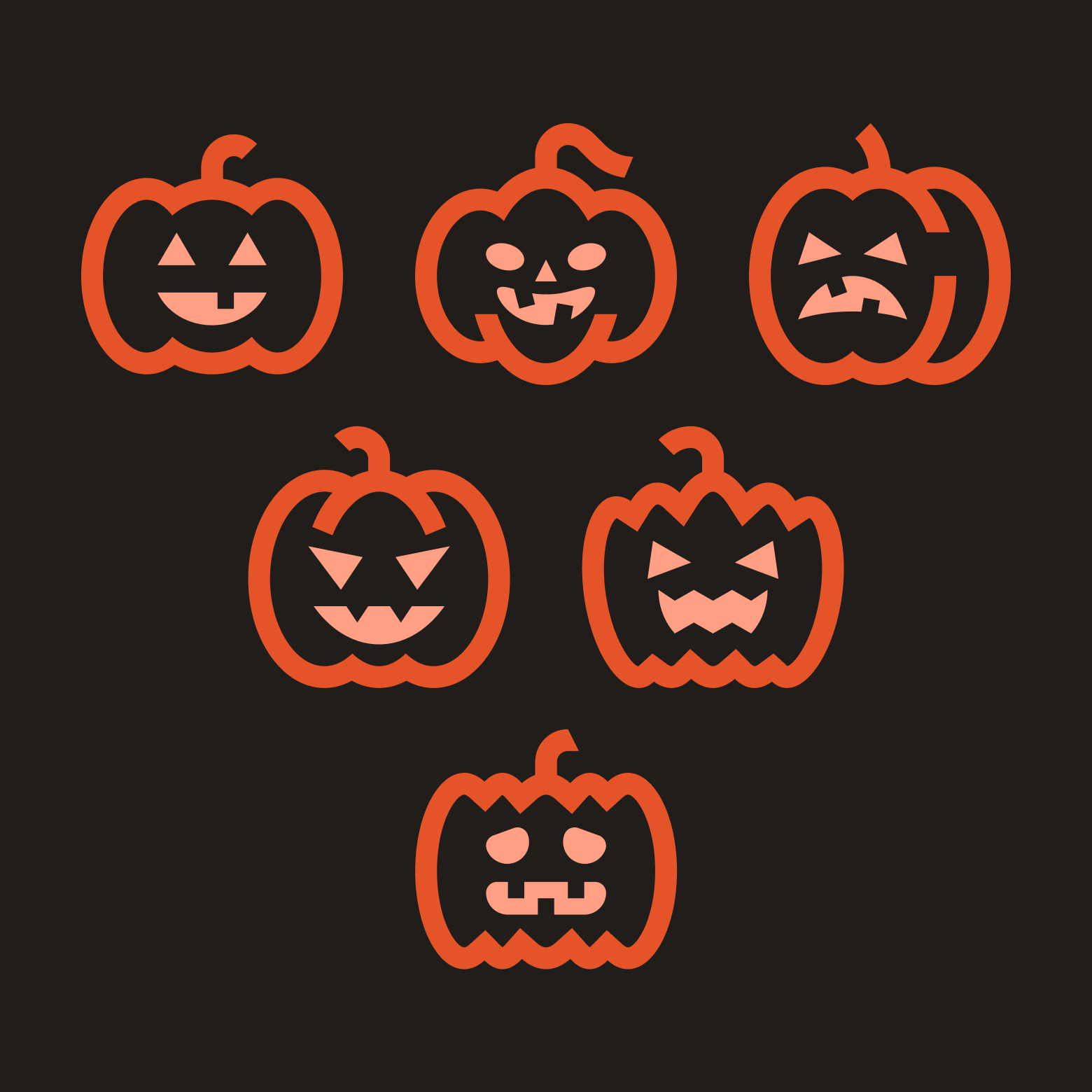 Jack O’Lanterns angry pumpkin basicons event free icons freebie freebie icons halloween halloween jack halloween lantern halloween party halloween pumpkin icons illustration jack o lantern jacks pumpkin pumpkin head smile pumpkin svg vector