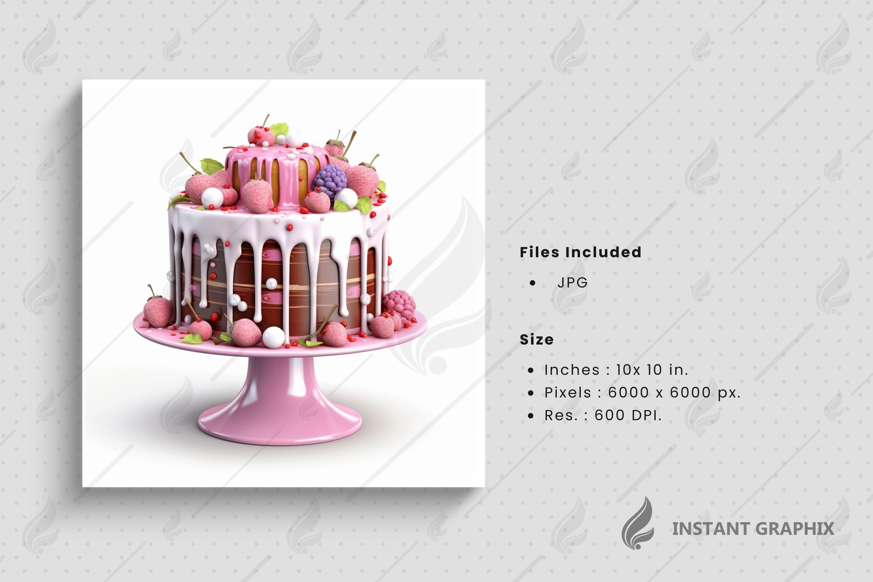 Happy birthday 3d concept cake Royalty Free Vector Image