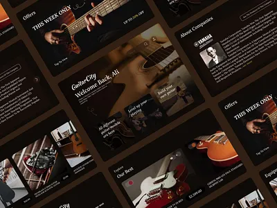 GuitarCity app design ui ux