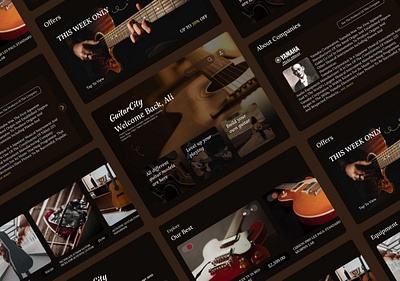 GuitarCity app design ui ux