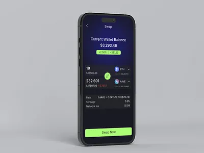 DeFi Swapify app dark defi design figma finance light mobile modern swap ui