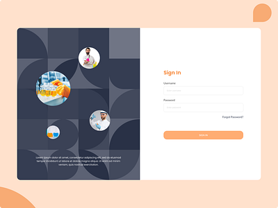 Scientist Sign in Page design figma login sign in ui